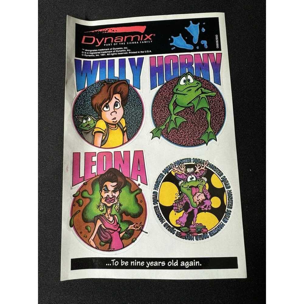 The Adventures of Willy Beamish rare Floppy Dynamix Sierra family